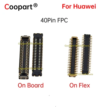 5db Új LCD Kijelző FPC Flex Csatlakozó Huawei Mate20 X Haver 20 20X P30 Pro P30Pro Megtiszteltetés V10 10 30 Testület 40Pin
