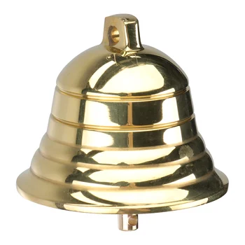 Arany Sárgaréz Harang Szél Bell Medál Jingle Bell Kézműves Karácsonyi Harangok Függő Dekoráció Karácsonyi Harangok Liberty Bell 5cm