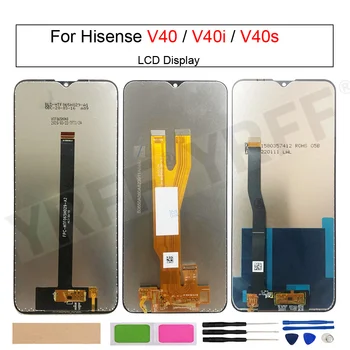 LCD Kijelző A Hisense Infinity V40 V40i V40s HLTE229E LCD Kijelző+érintőképernyő Digitalizáló Közgyűlés cserealkatrészek