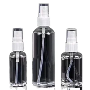 Nagykereskedelmi 50PCS 10ml 20ml 50ml Hordozható Utazási Parfümös Üveg Spray Palack Minta az Üres Konténerek Porlasztó Üveg Alkohol 4#