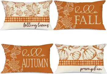 Őszi párnahuzat dekoráció tök maple leaf párna dekoráció párnát Hálaadás dekoráció párna cover40X60cm